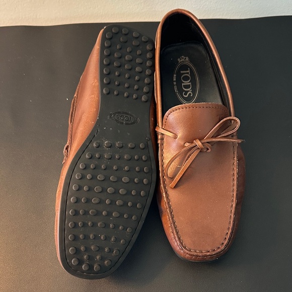 Tod\'s Tan Leather Loafers for Men main image 4